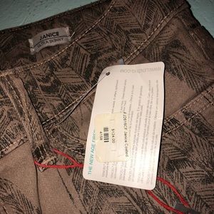 print jeans NEVER WORN